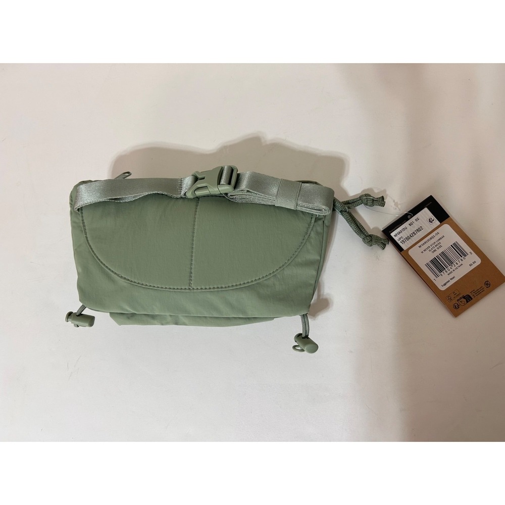 NWT$50 The North Face Never Stop Lumbar Fanny Sling Bag Slate Moss Green - Picture 3 of 10